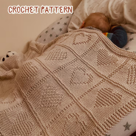 Baby Blanket PDF - WoollyWondersCrochet