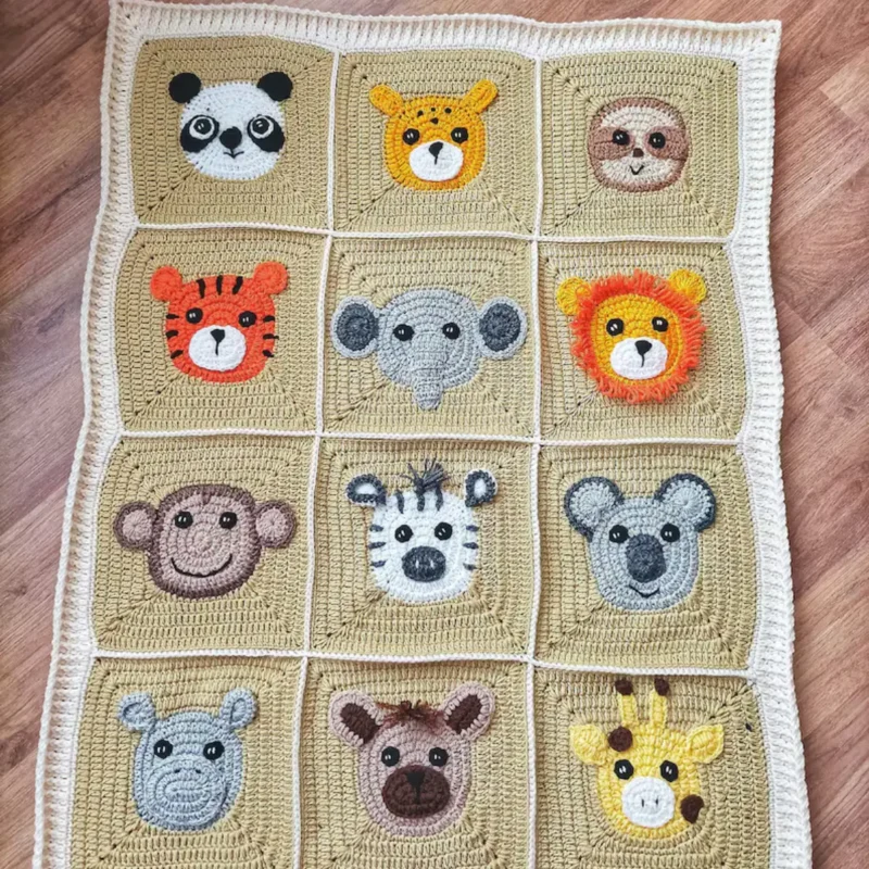 Jungle Baby Blanket Crochet Pattern - Image 2