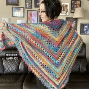 Wild Wisteria Shawl Crochet Pattern