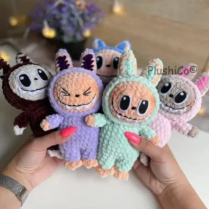 Labubu Inspired Amigurumi Plushies